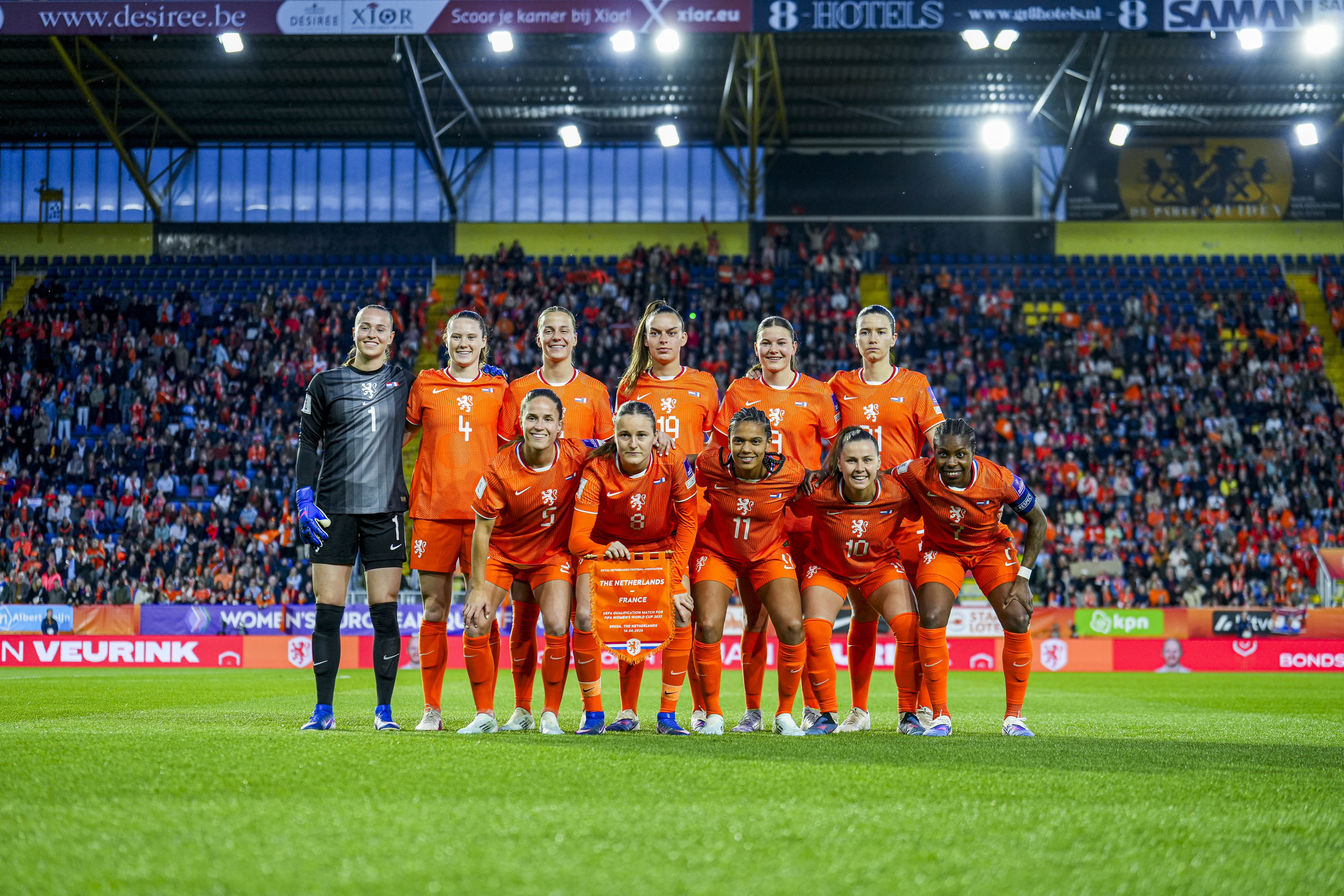 De OranjeLeeuwinnen in Breda