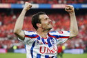 Gerald Sibon na de winst van de KNVB Beker met SC Heerenveen