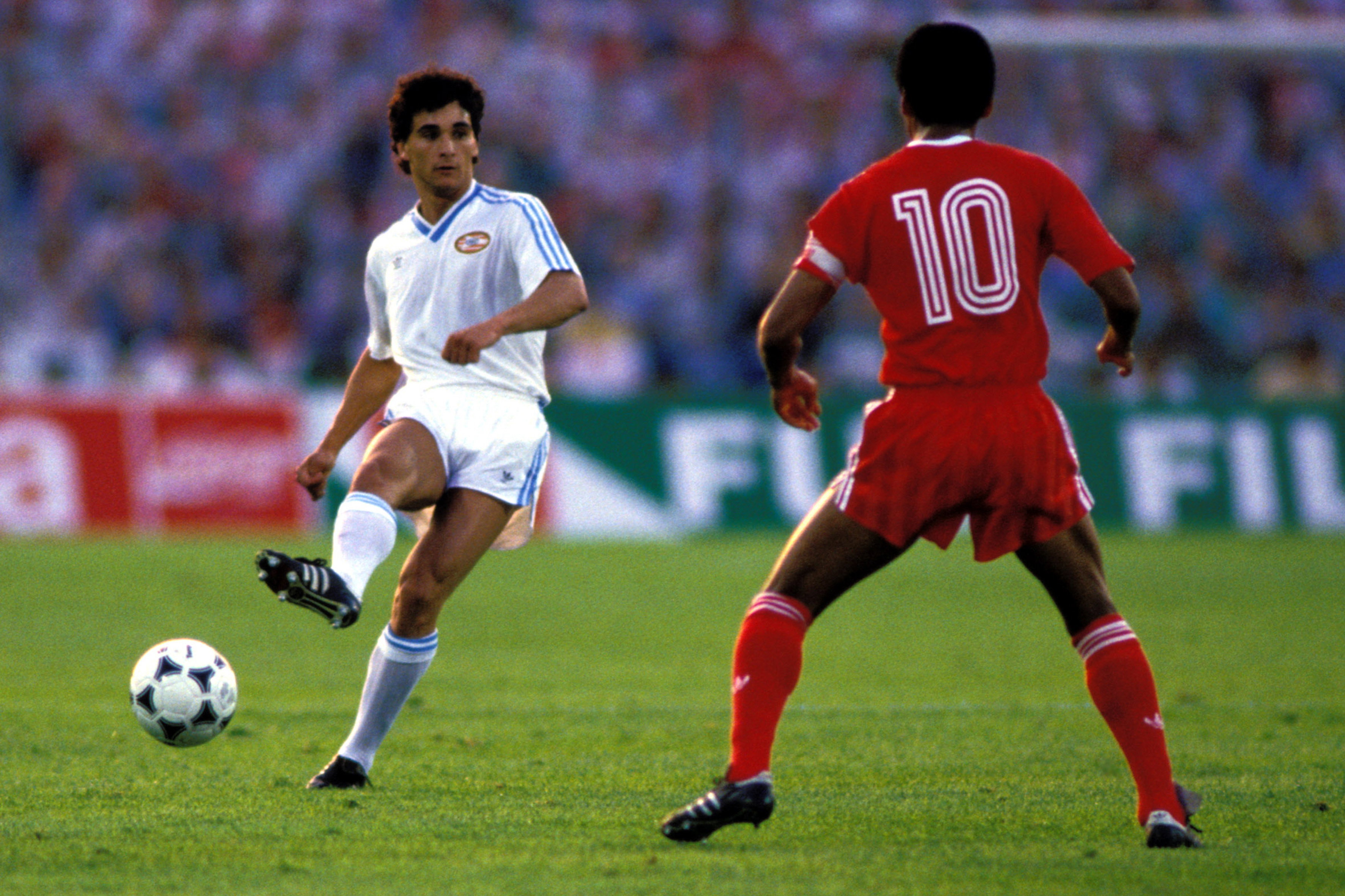 Gerald Vanenburg tijdens de Europa Cup-finale van 1988