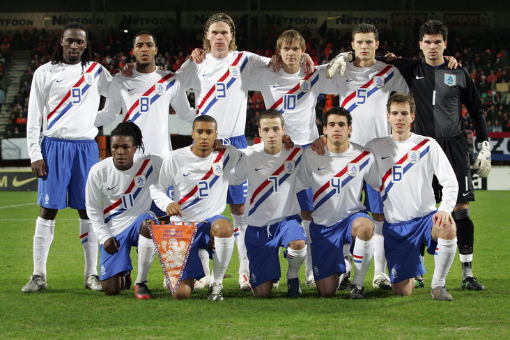 Gianni Zuiverloon met Jong Oranje