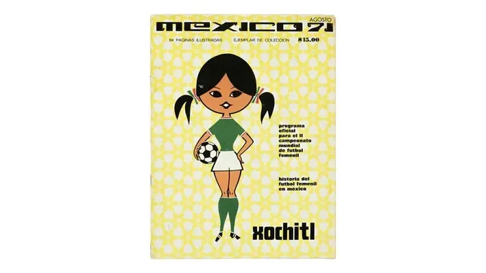 Het logo van het WK 1971 in Mexico