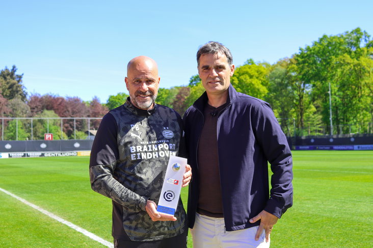 Peter Bosz en Kenneth Perez