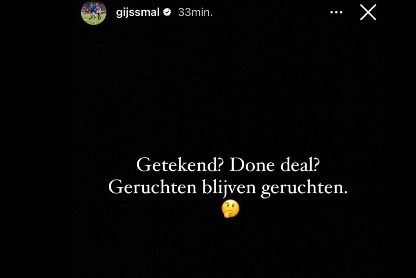 De post van Gijs Smal op Instagram