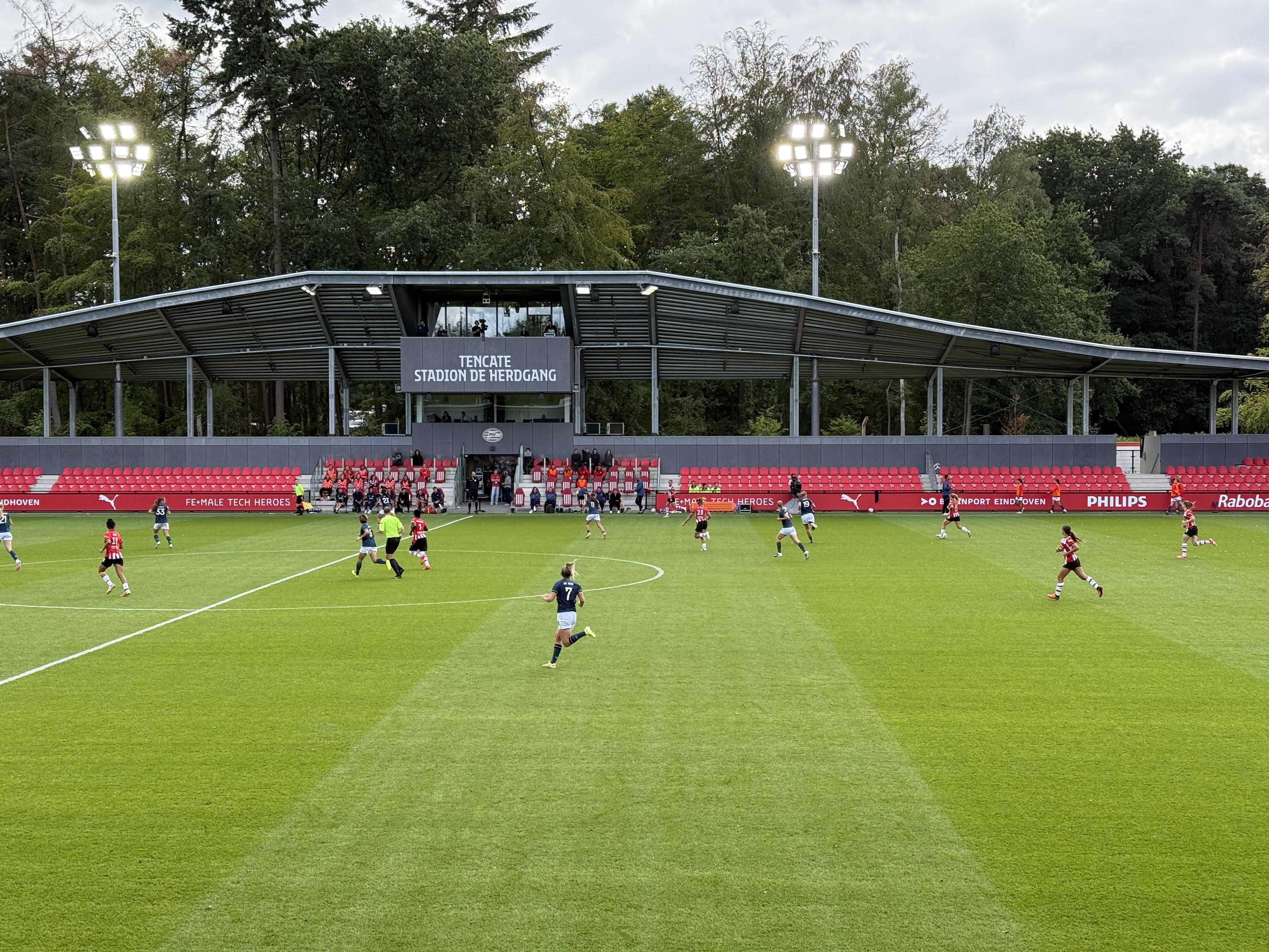De wedstrijd tussen PSV en FC Utrecht
