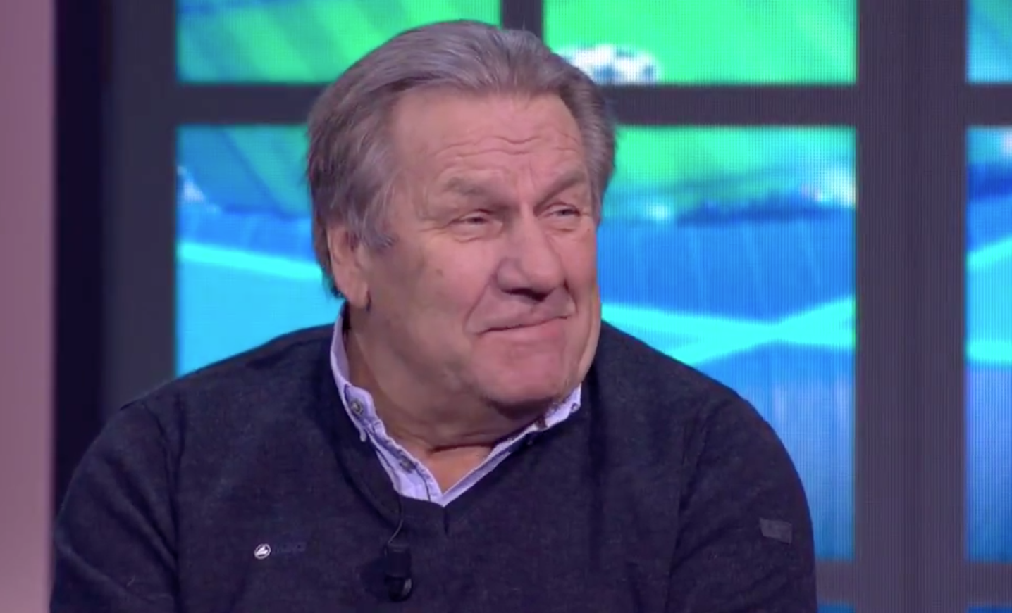 Jan Boskamp in de studio van RTL 7