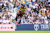 Jan van den Bergh bij het duel met Vitesse