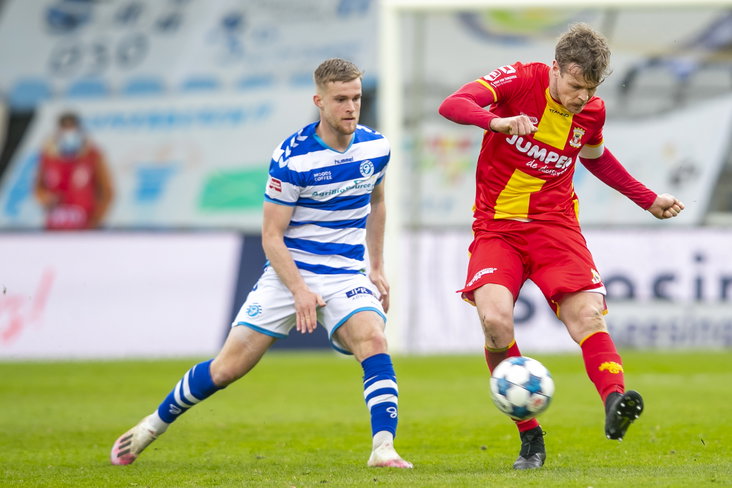 Jeroen Veldmate in actie voor Go Ahead
