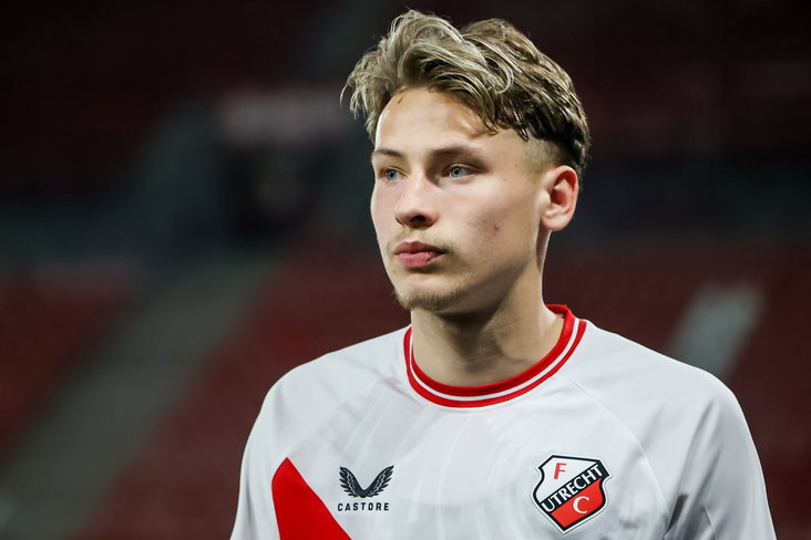 Jesse van de Haar namens Jong FC Utrecht