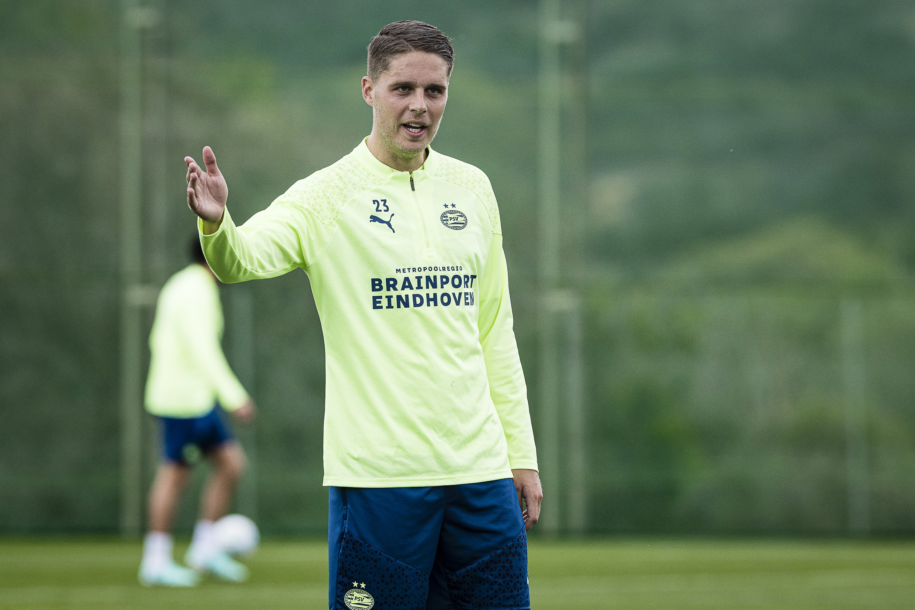 Joey Veerman op het trainingsveld