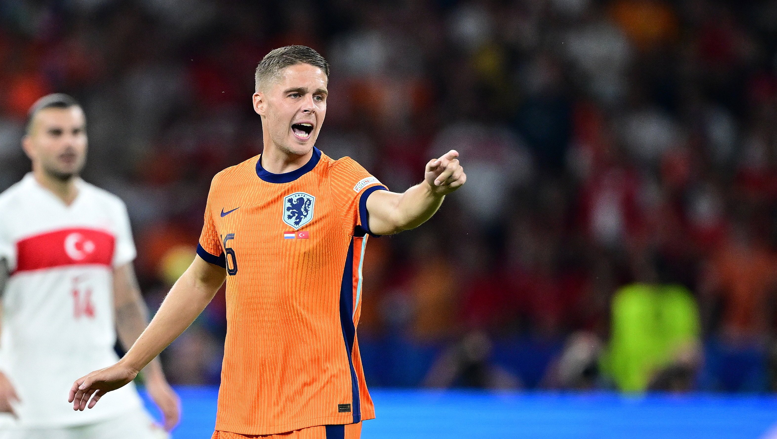 Joey Veerman tegen Turkije