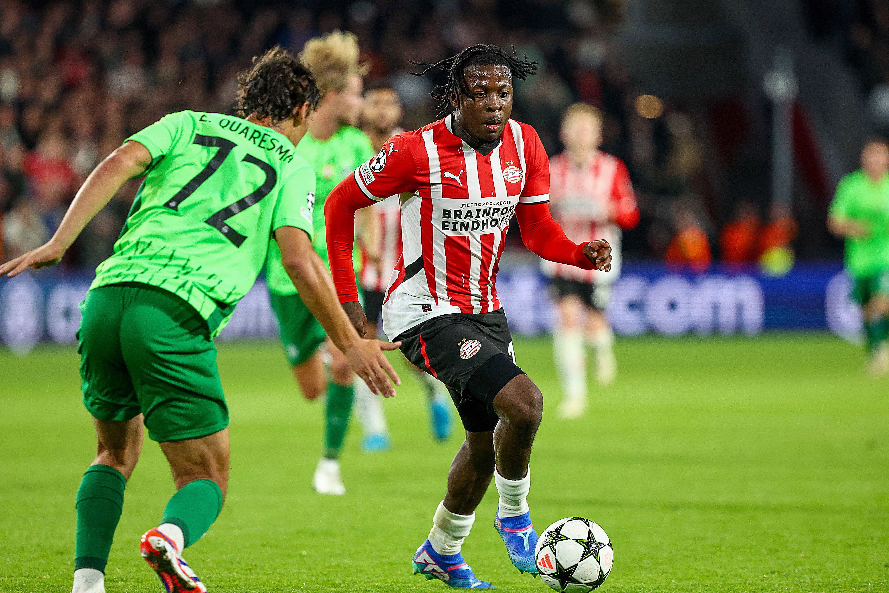 Johan Bakayoko aan de bal