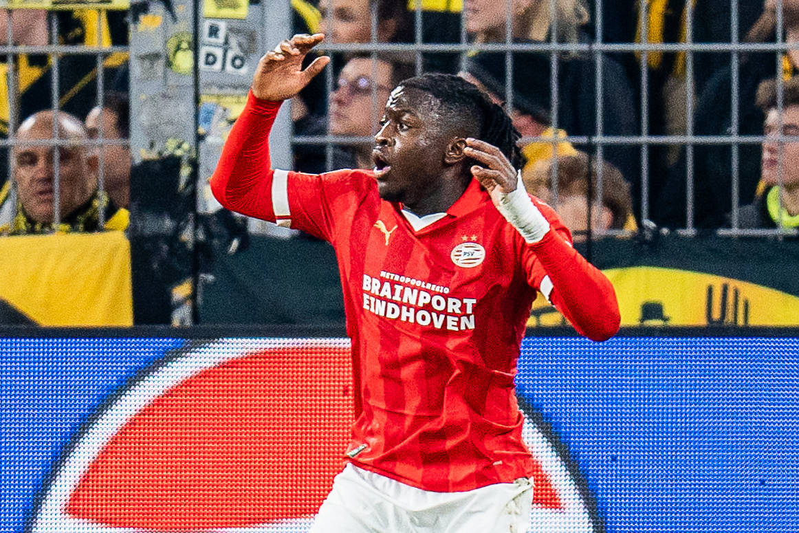 Johan Bakayoko tegen Borussia Dortmund