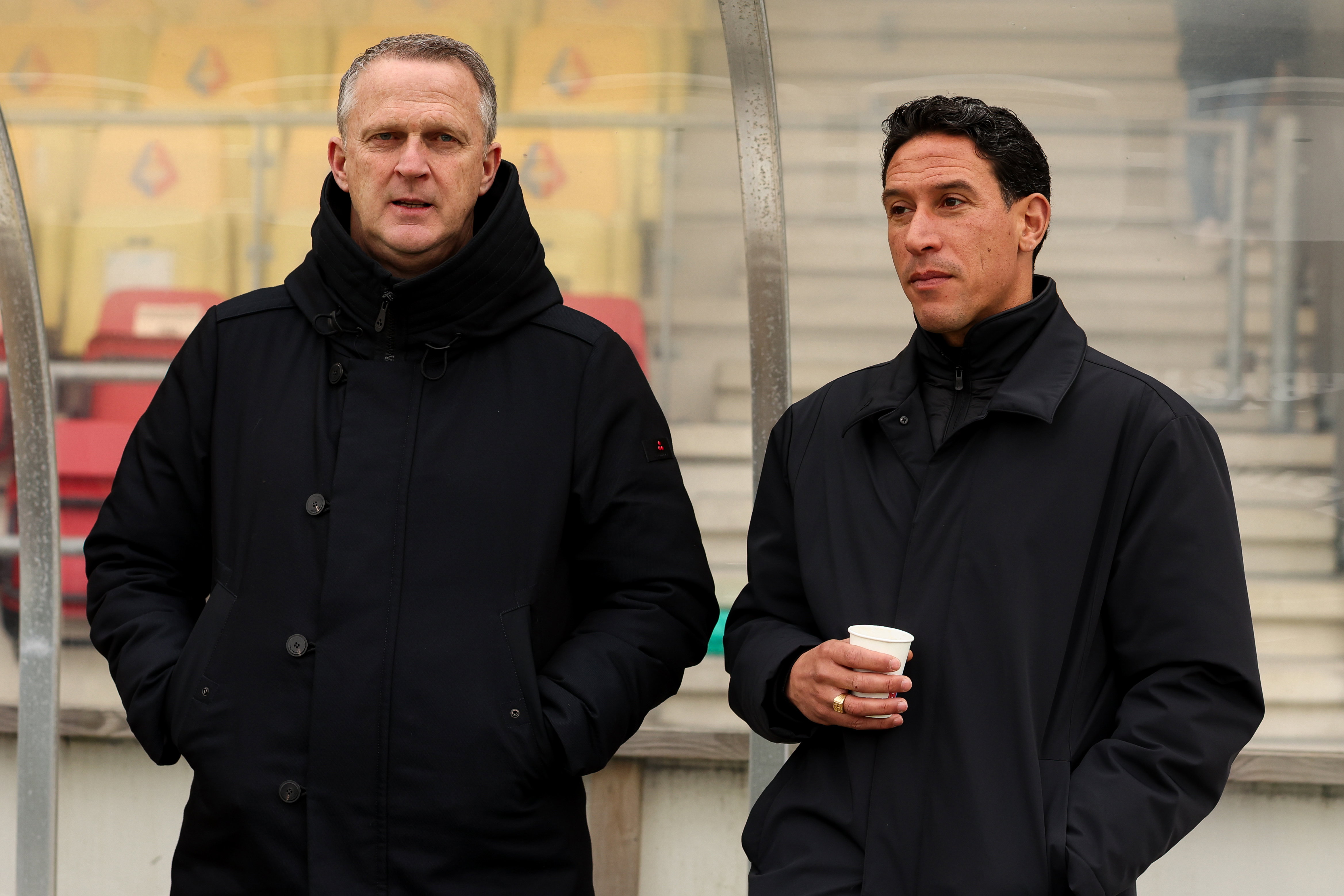 John van den Brom en Anthony Correia