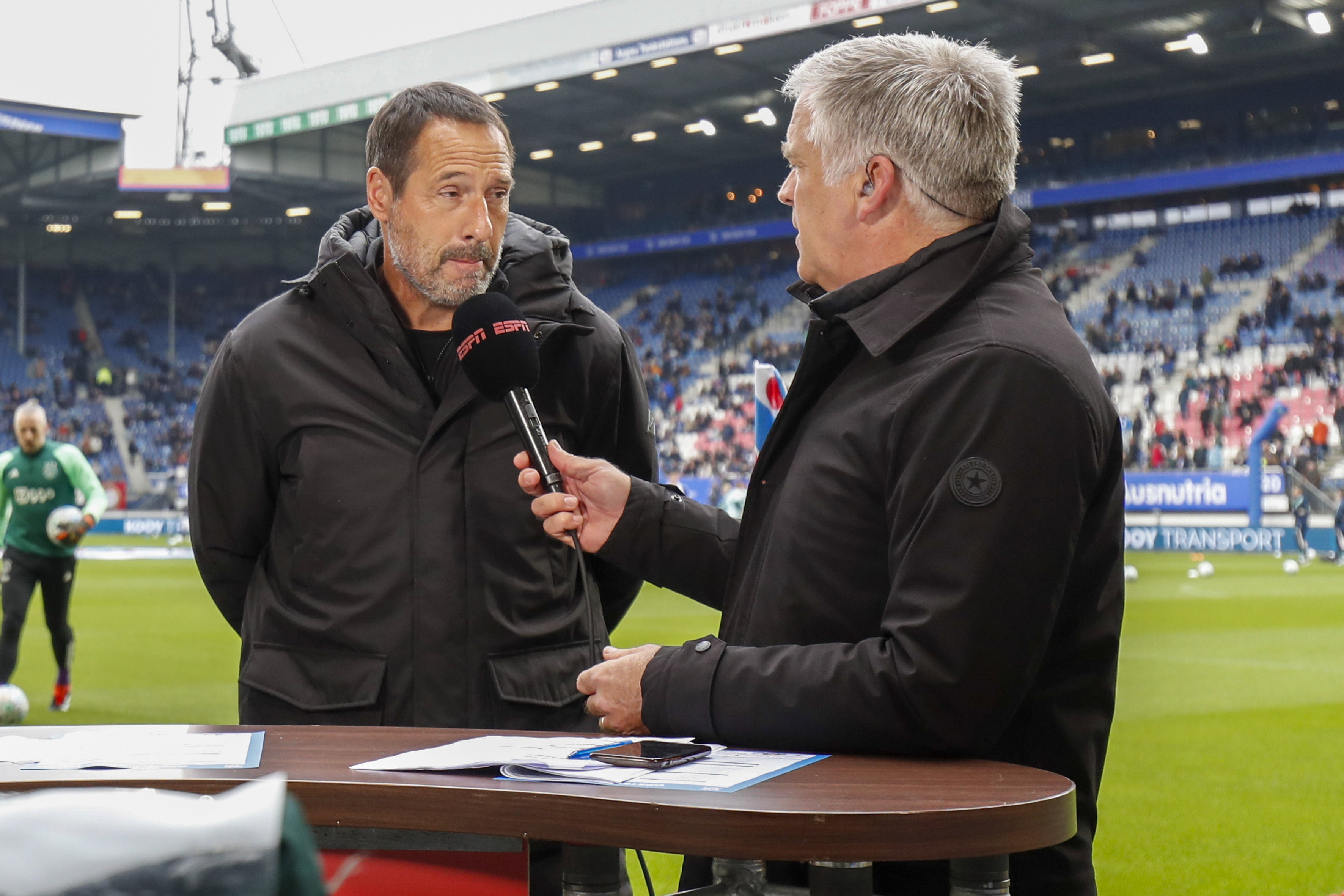 John van 't Schip staat ESPN te woord