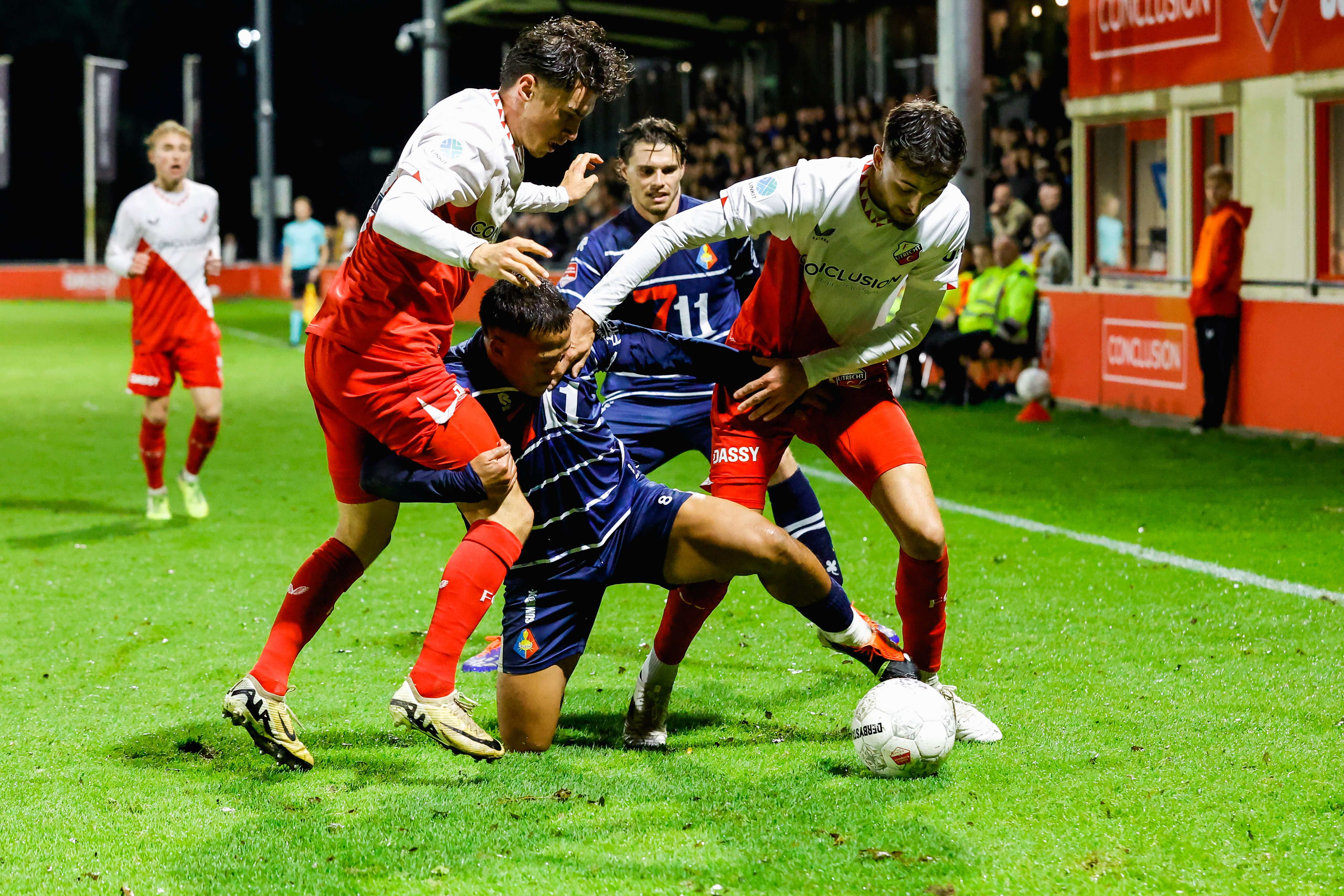 Jong FC Utrecht tegen Telstar