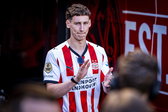 Ruben van Bommel tijdens de huldiging van PSV