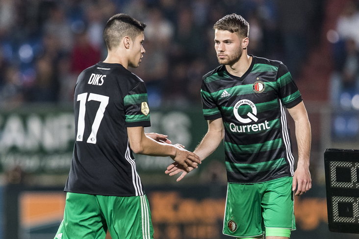 Kevin Diks met Bart Nieuwkoop