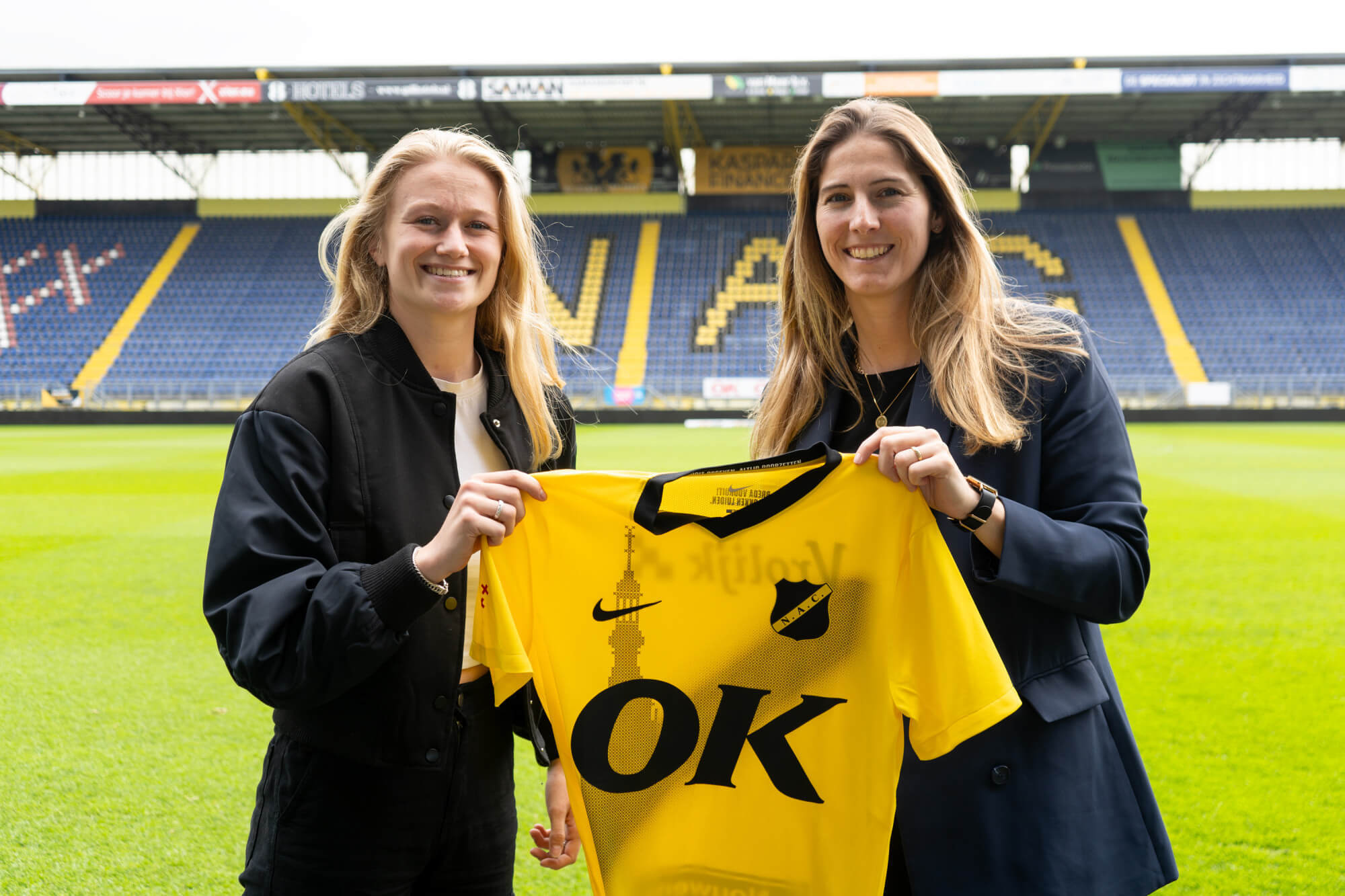 Kim Hendriks en Pia Rijsdijk bij NAC
