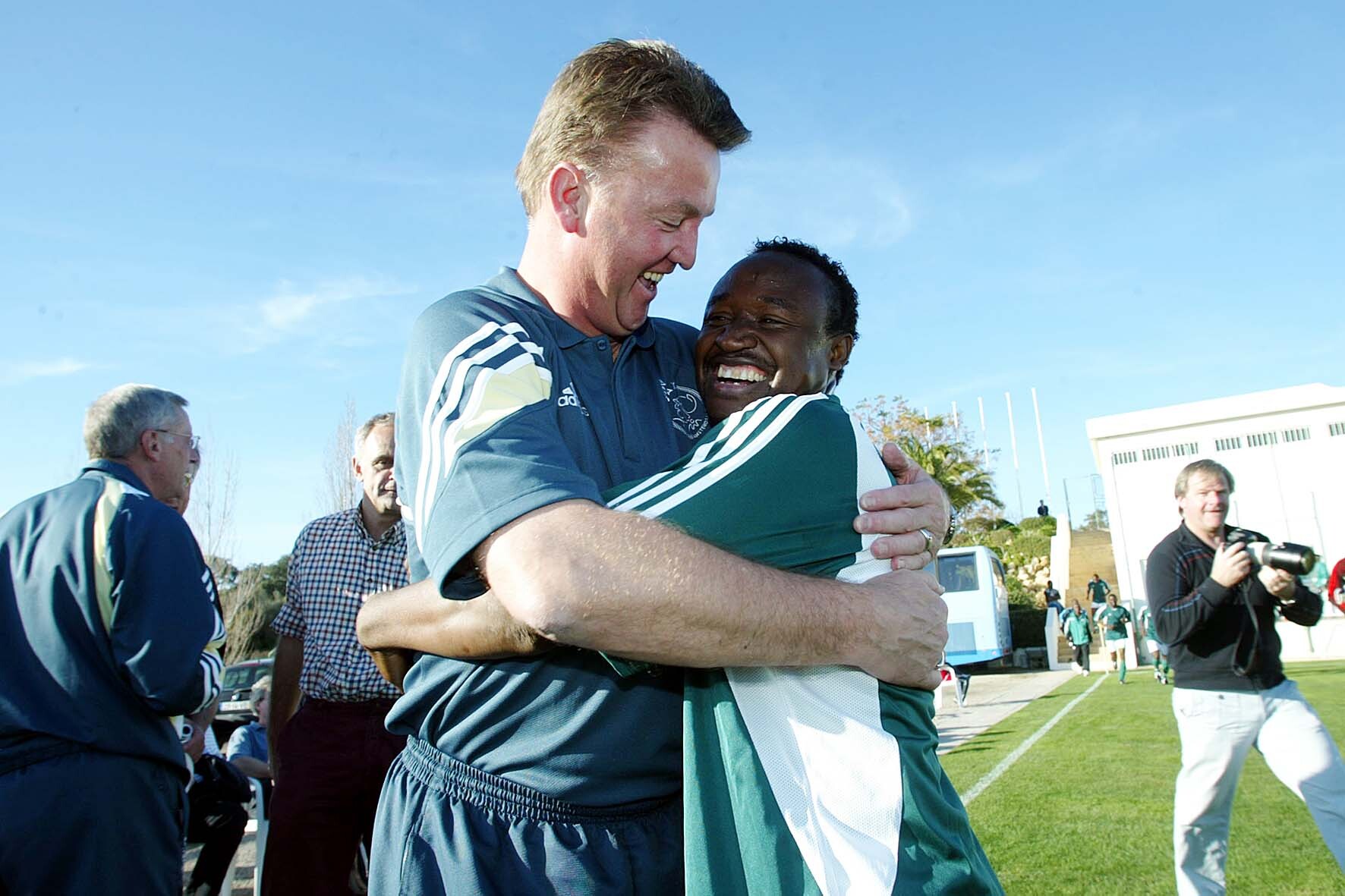 Louis van Gaal en Tijani Babangida