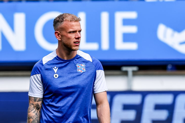 Luuk Brouwers voor het duel met Heracles