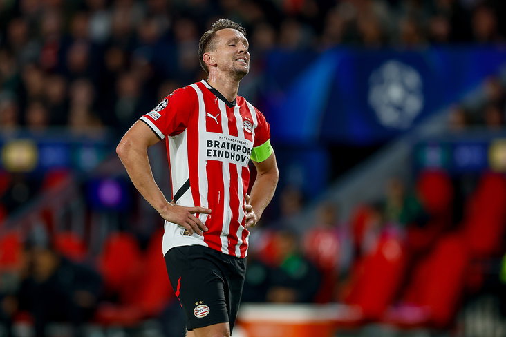 Luuk de Jong baalt