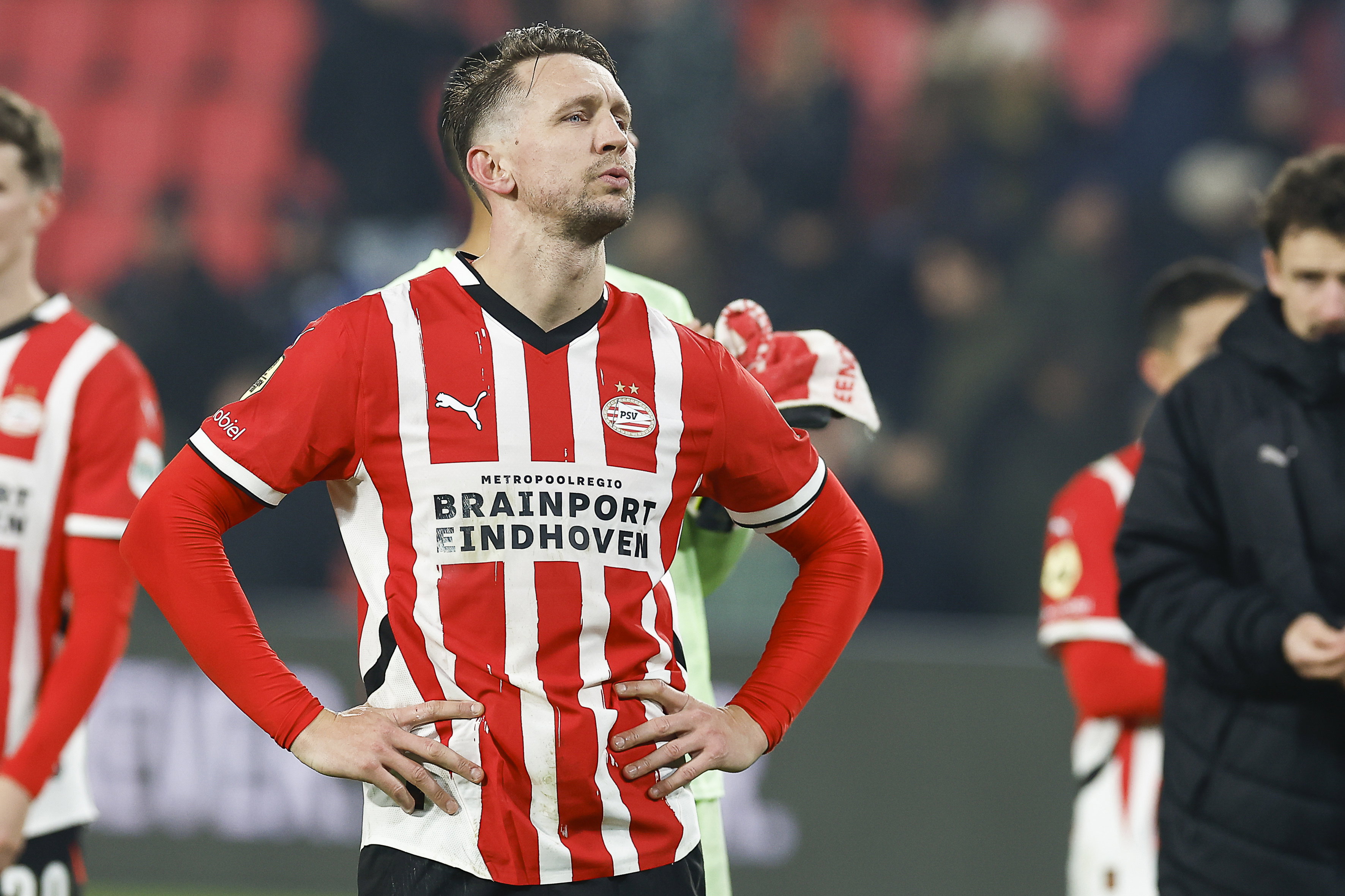 Luuk de Jong na de wedstrijd tegen Excelsior