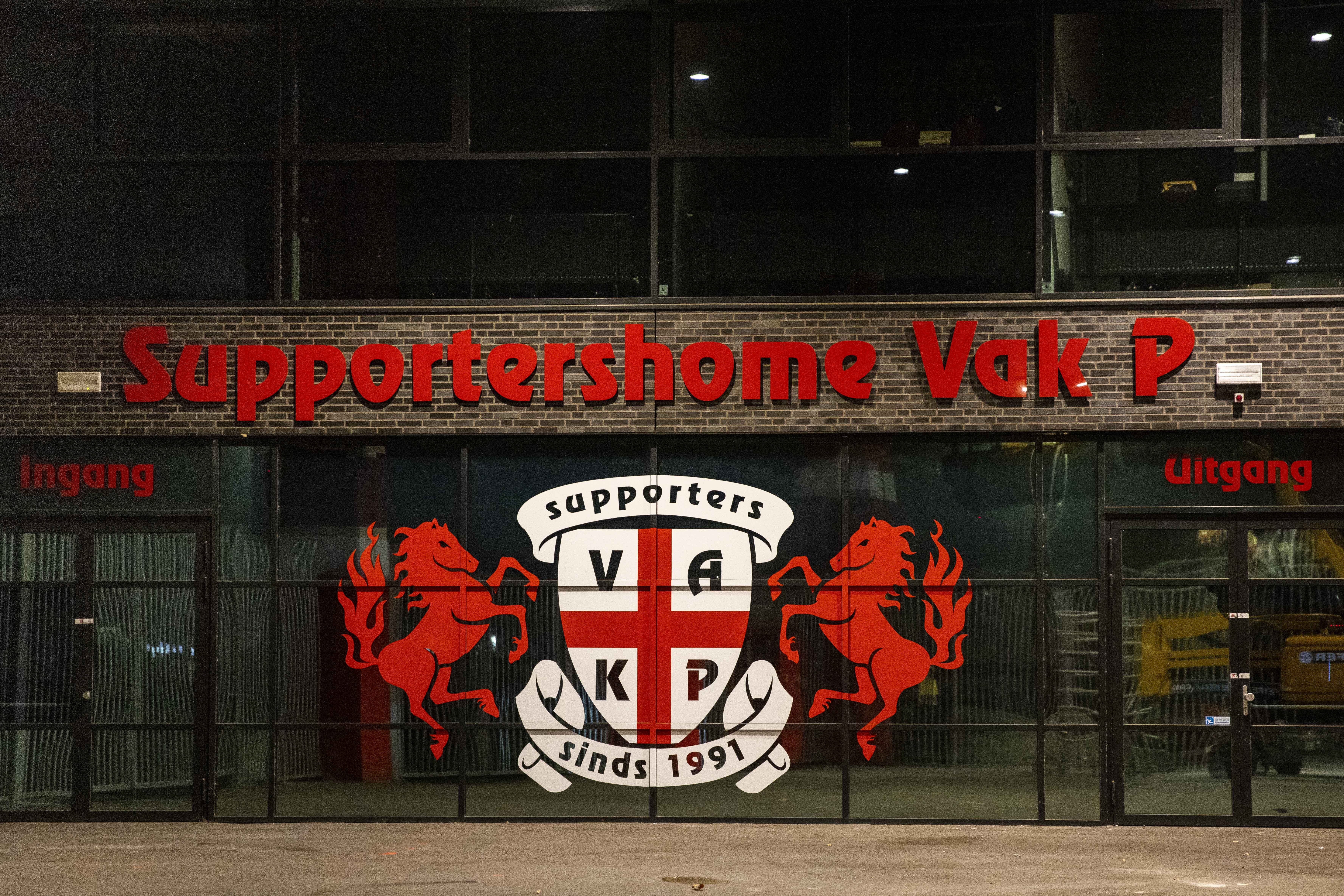 Het supportershome van Vak-P