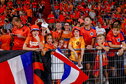 Oranje-supporters in het Philips Stadion