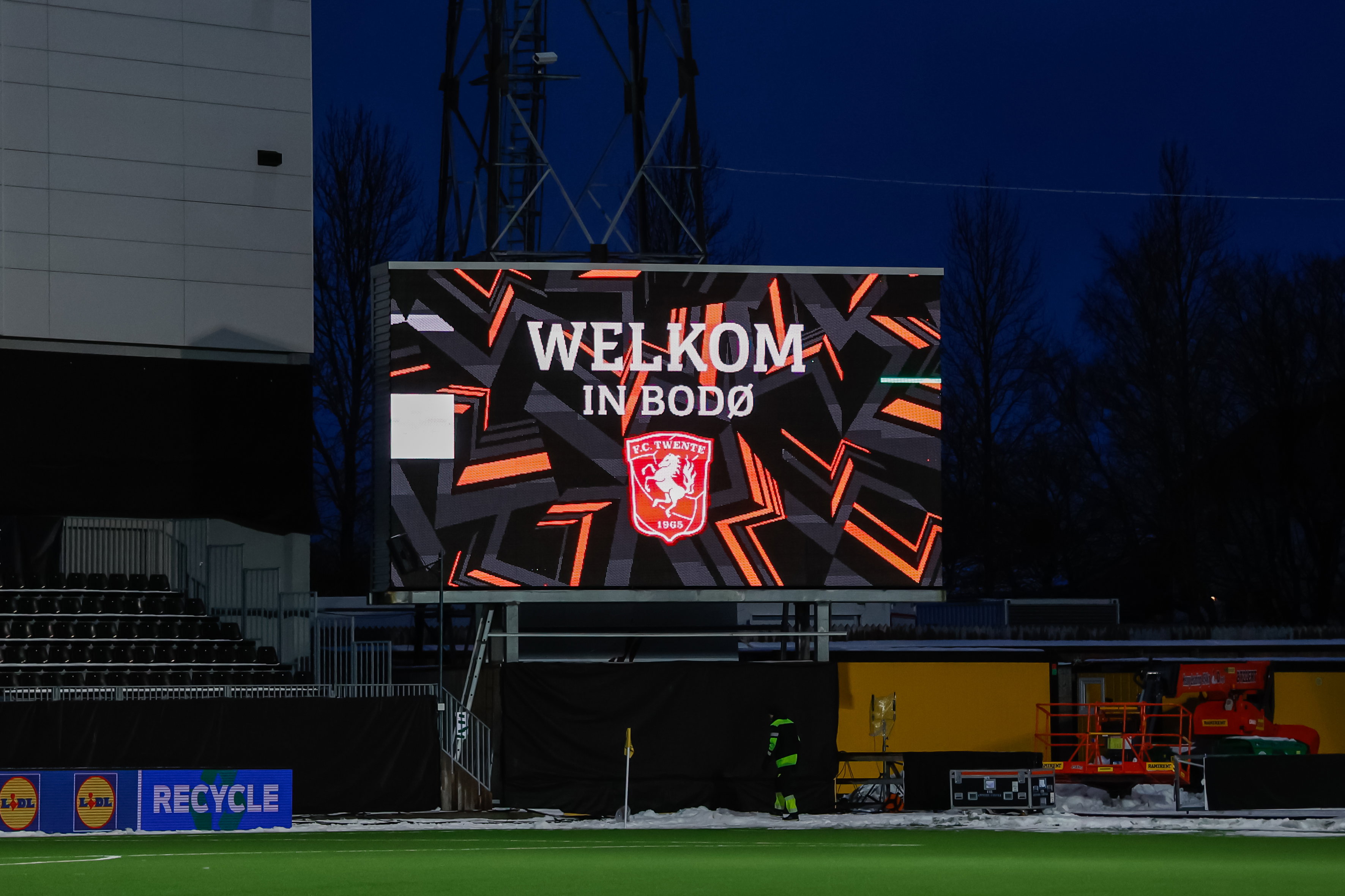FC Twente wordt welkom geheten in Bodø