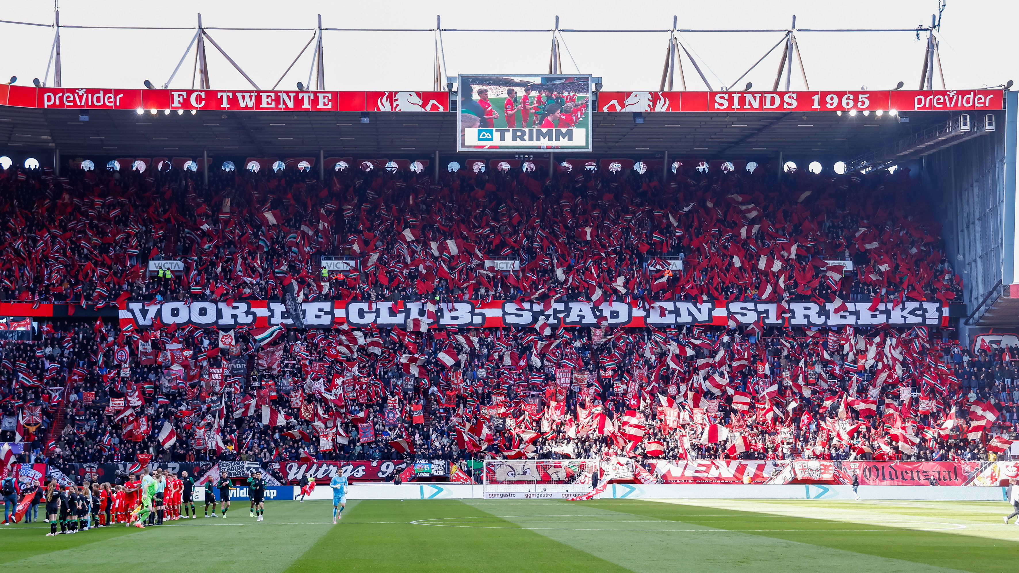 Sfeeractie voor FC Twente - Feyenoord