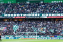 FC Groningen-supporters op de Noordtribune