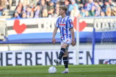 Maas Willemsen met de bal