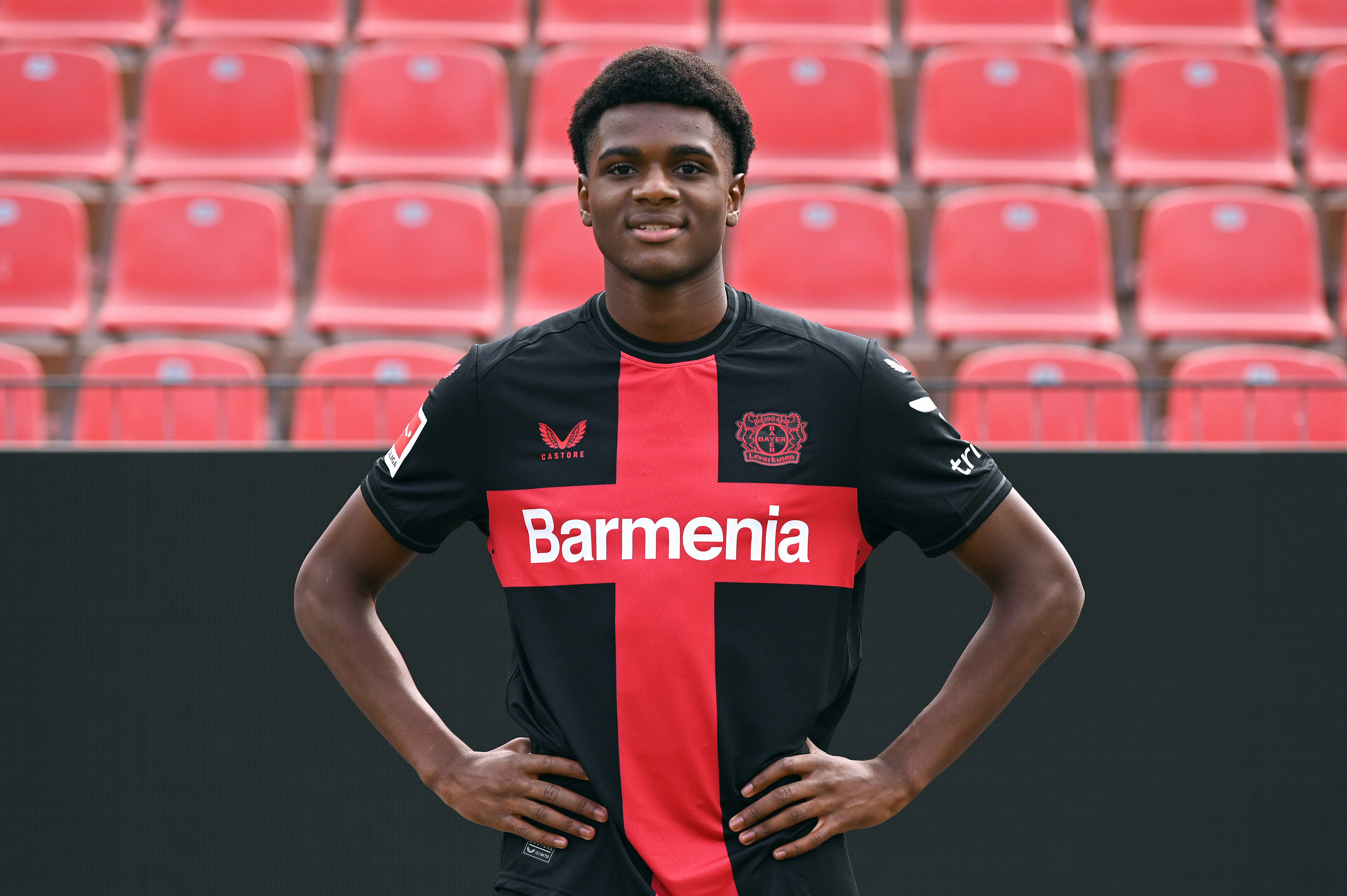 Madi Monamay van Bayer Leverkusen