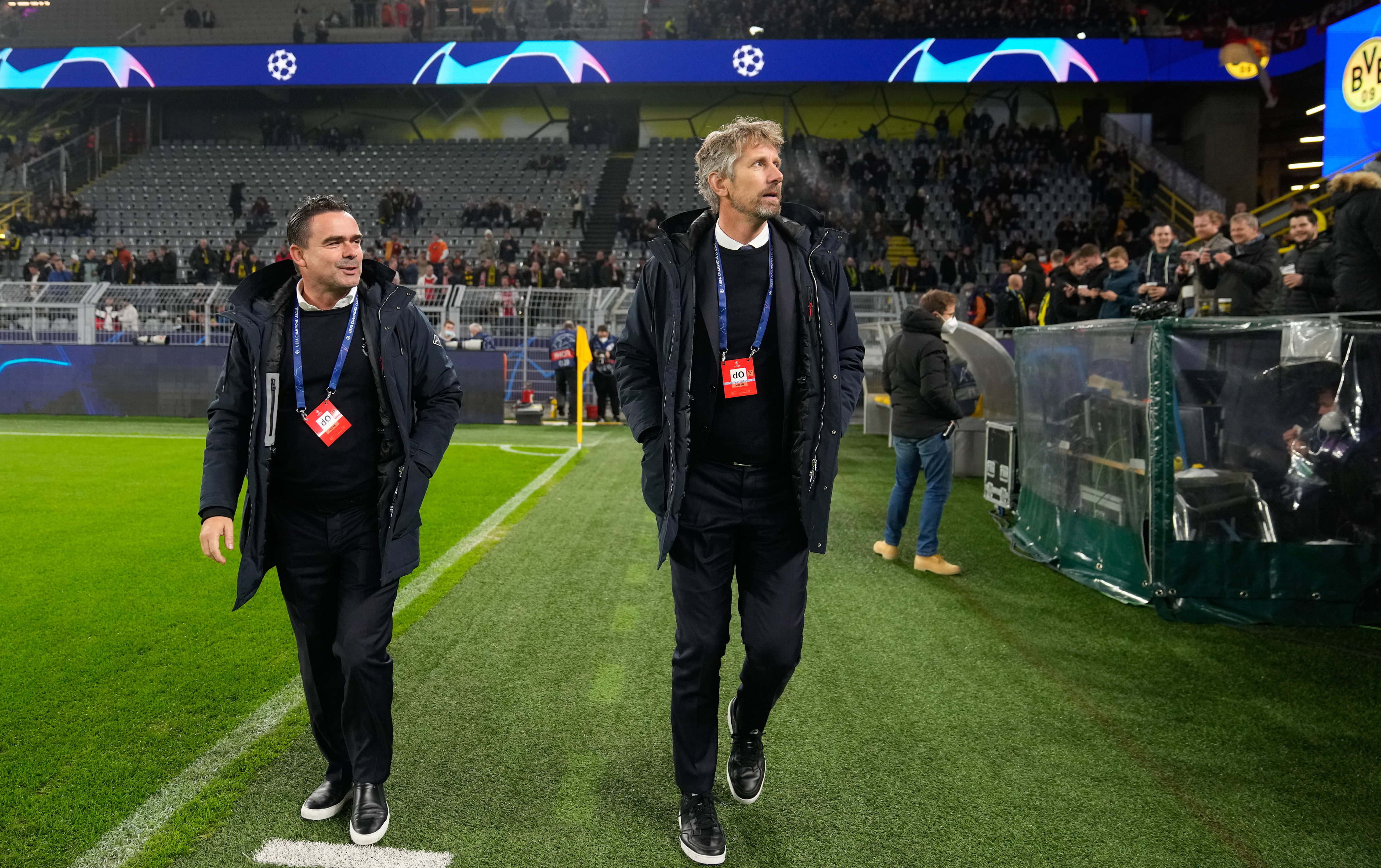 Marc Overmars en Edwin van der Sar