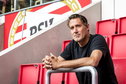 Marco Timmer op de tribune van het Philips Stadion
