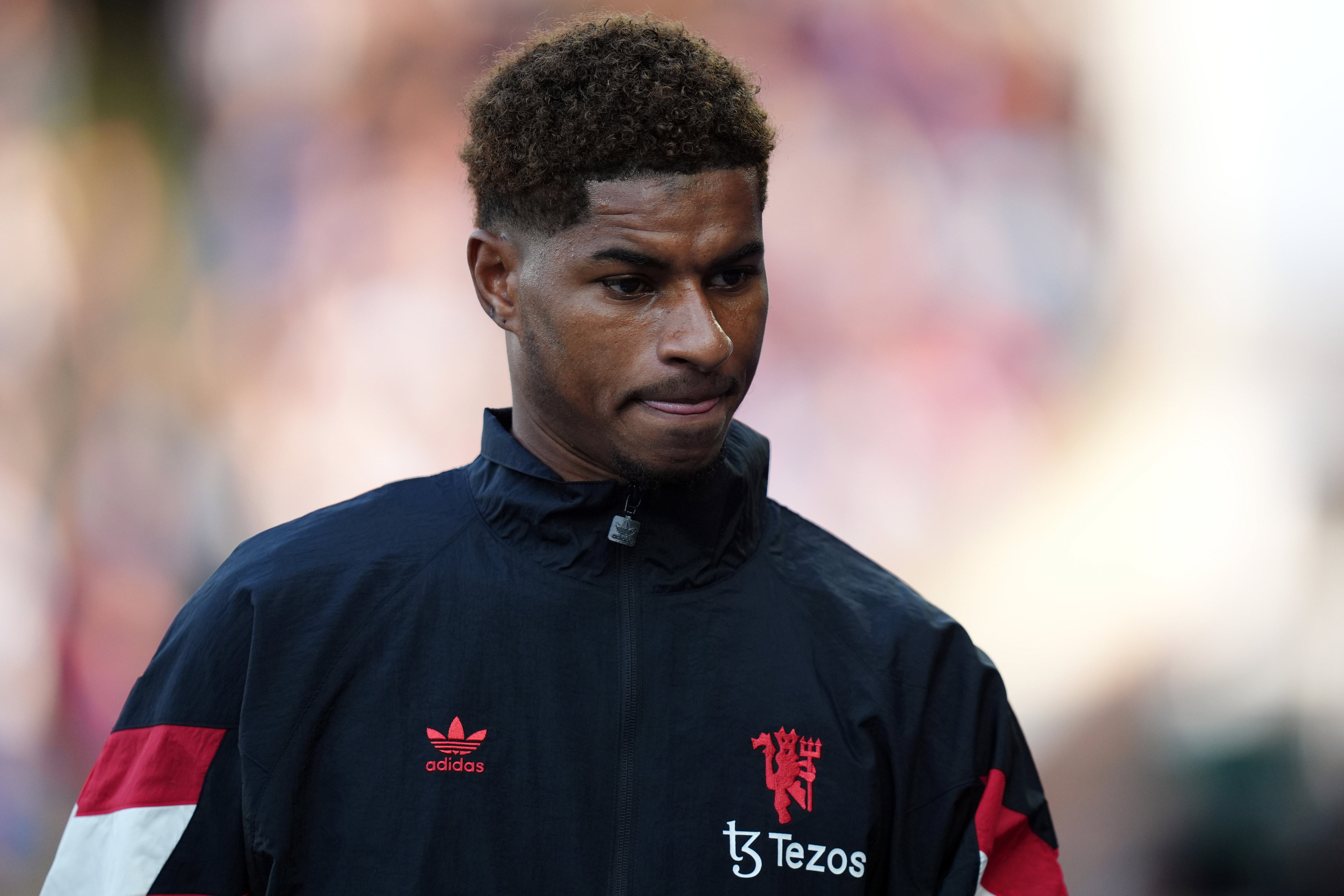 Marcus Rashford startte op de bank