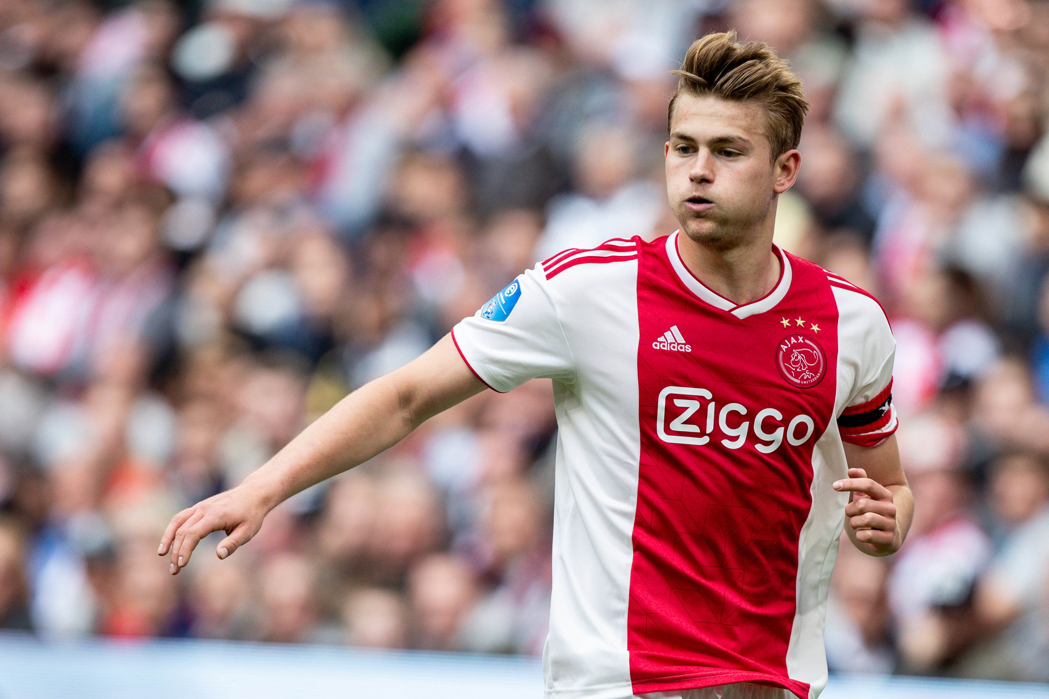 Matthijs de Ligt in het shirt van Ajax