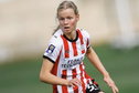 Merle Touw in actie op het trainingskamp van PSV