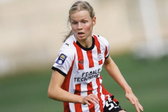 Merle Touw in actie op het trainingskamp van PSV