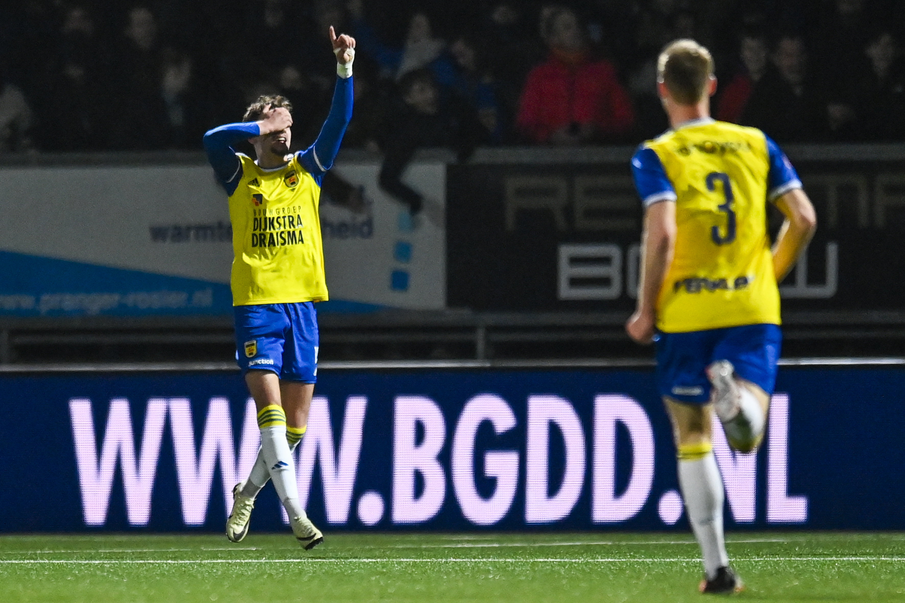 Milan Smit na zijn treffer