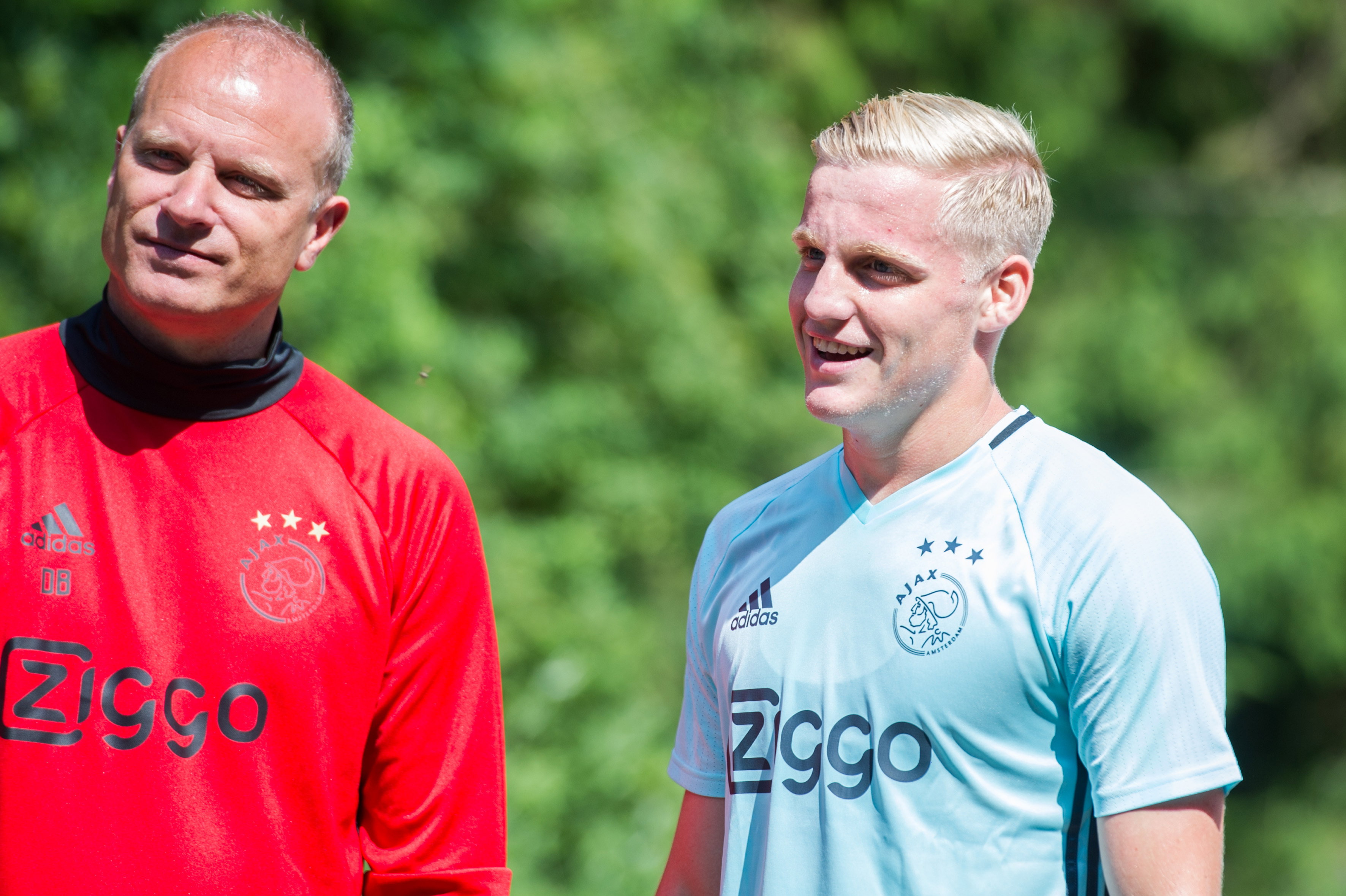 Dennis Bergkamp en Donny van de Beek