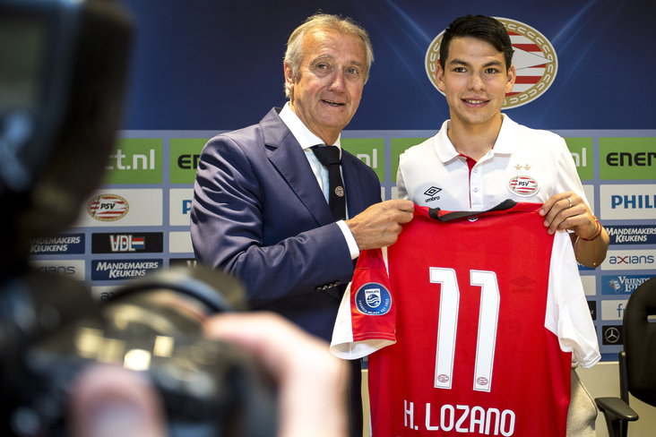 Willy van der Kuijlen en Hirving Lozano