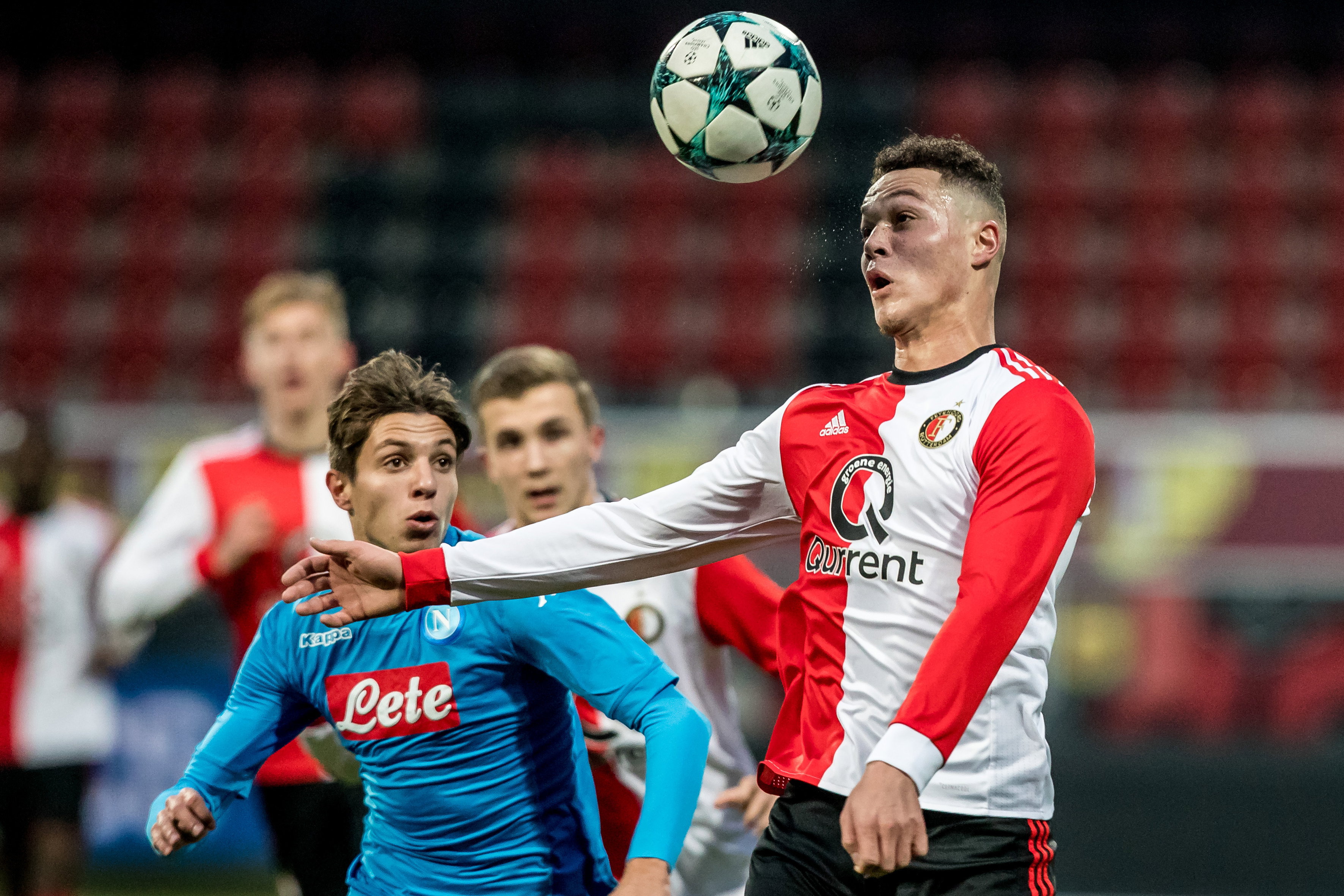 Joël Zwarts in het shirt van Feyenoord