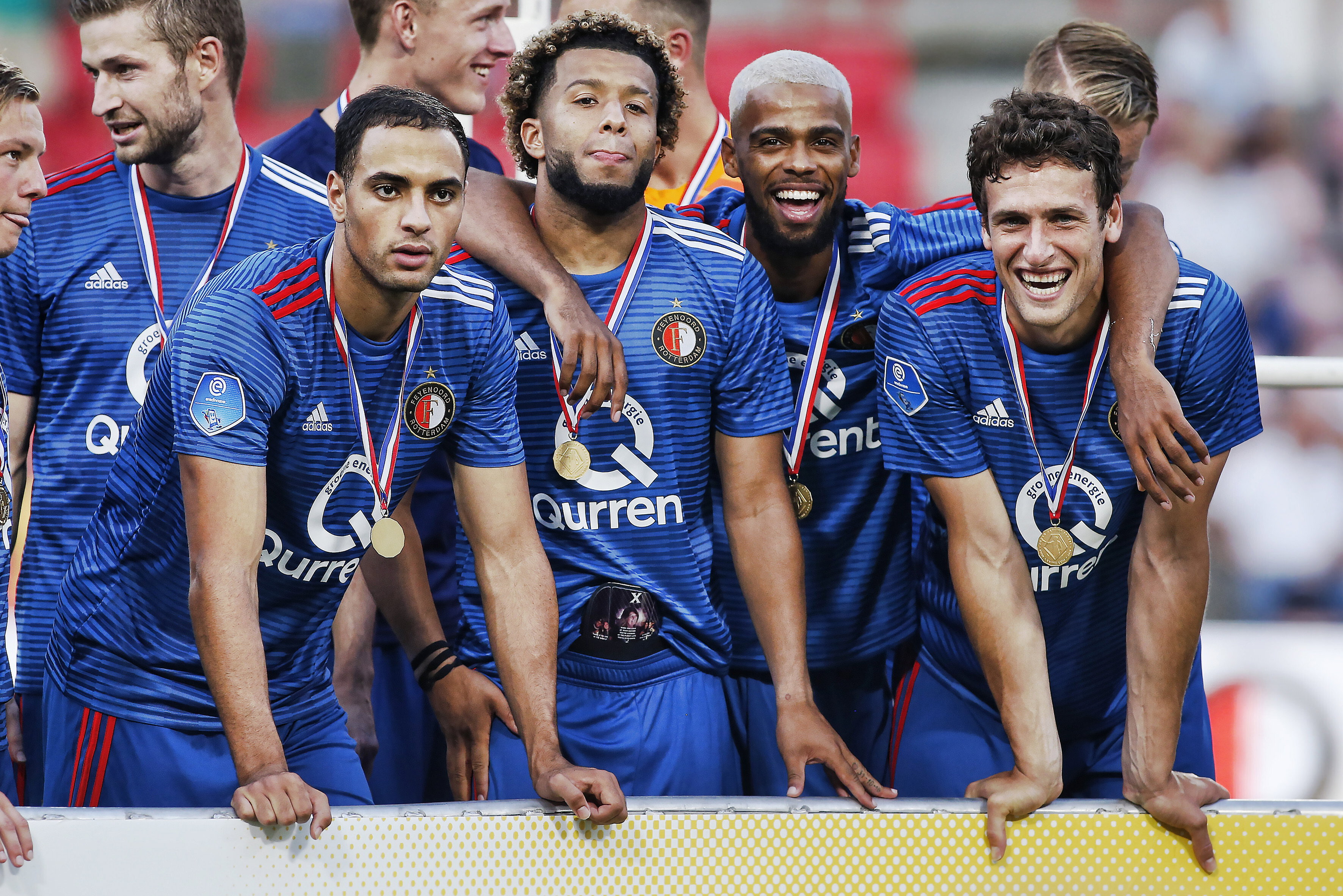 Sofyan Amrabat bij Feyenoord in 2018