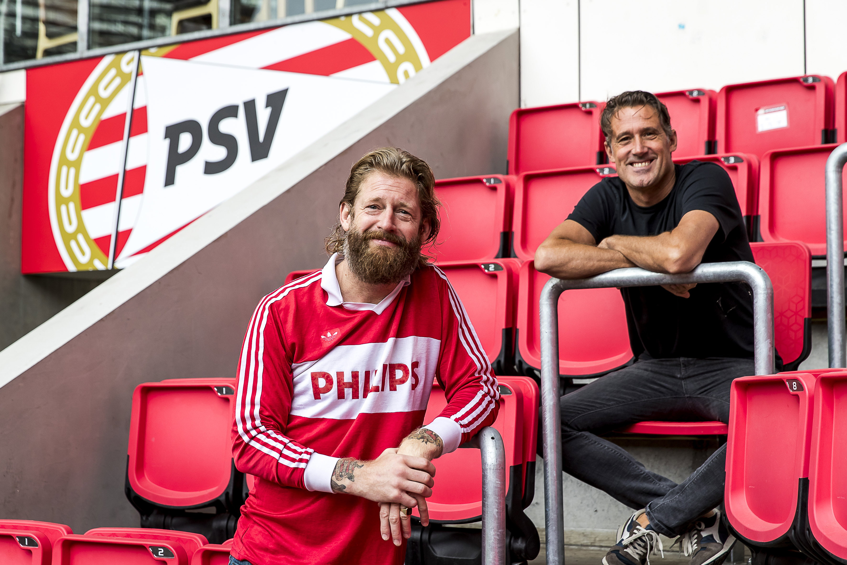 Björn van der Doelen en Marco Timmer in het Philips Stadion