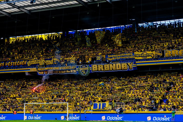 Het stadion van Brøndby IF