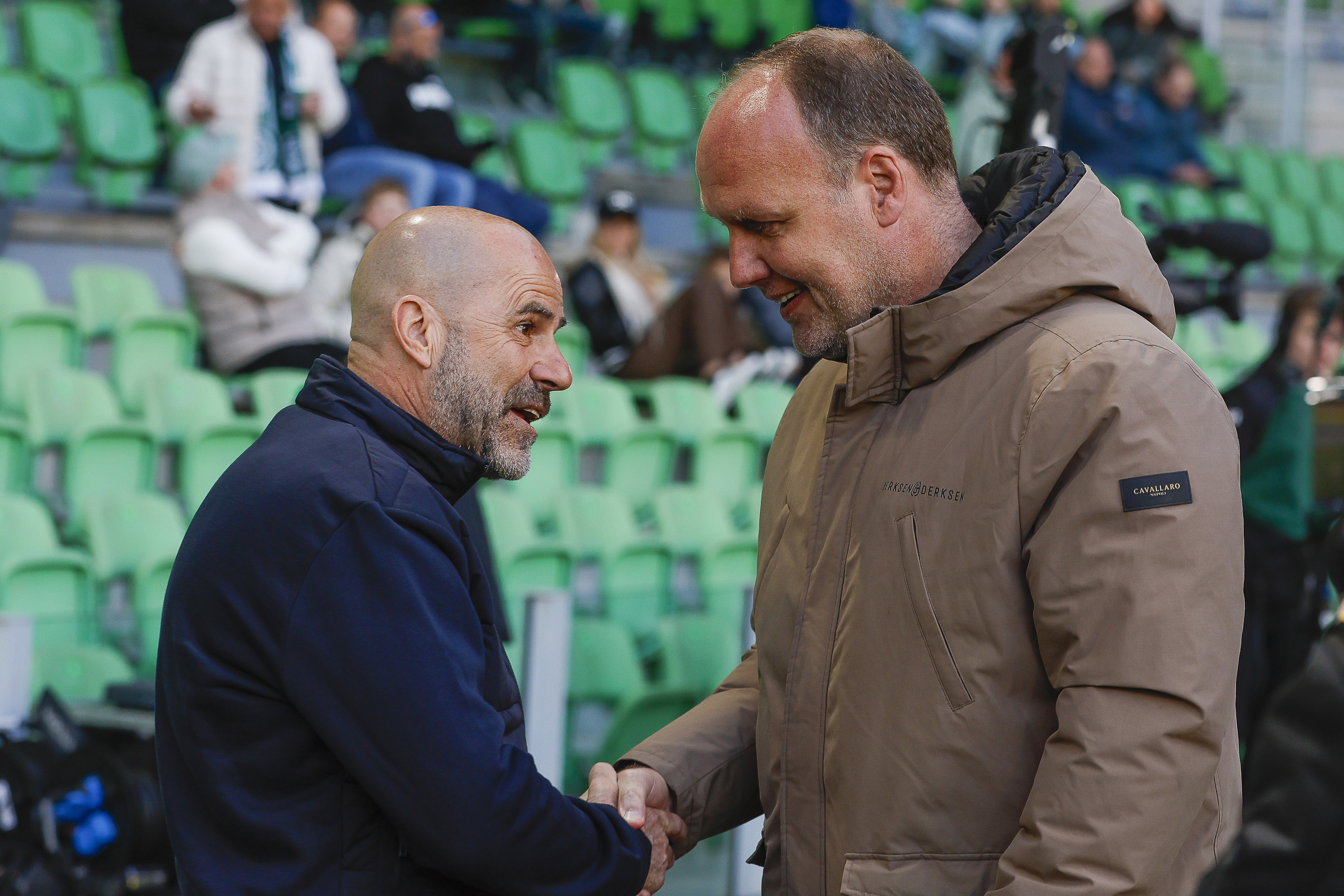 Peter Bosz en Dick Lukkien