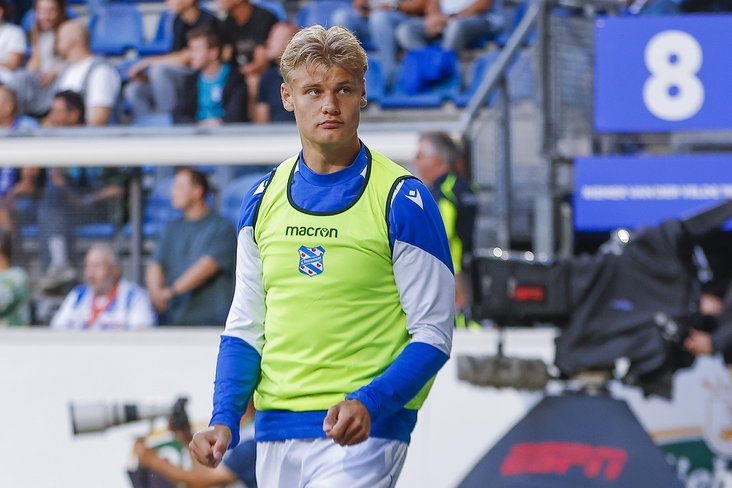 Kai Jansen loopt warm