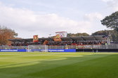 Go Ahead Eagles-supporters in het uitvak bij Telstar