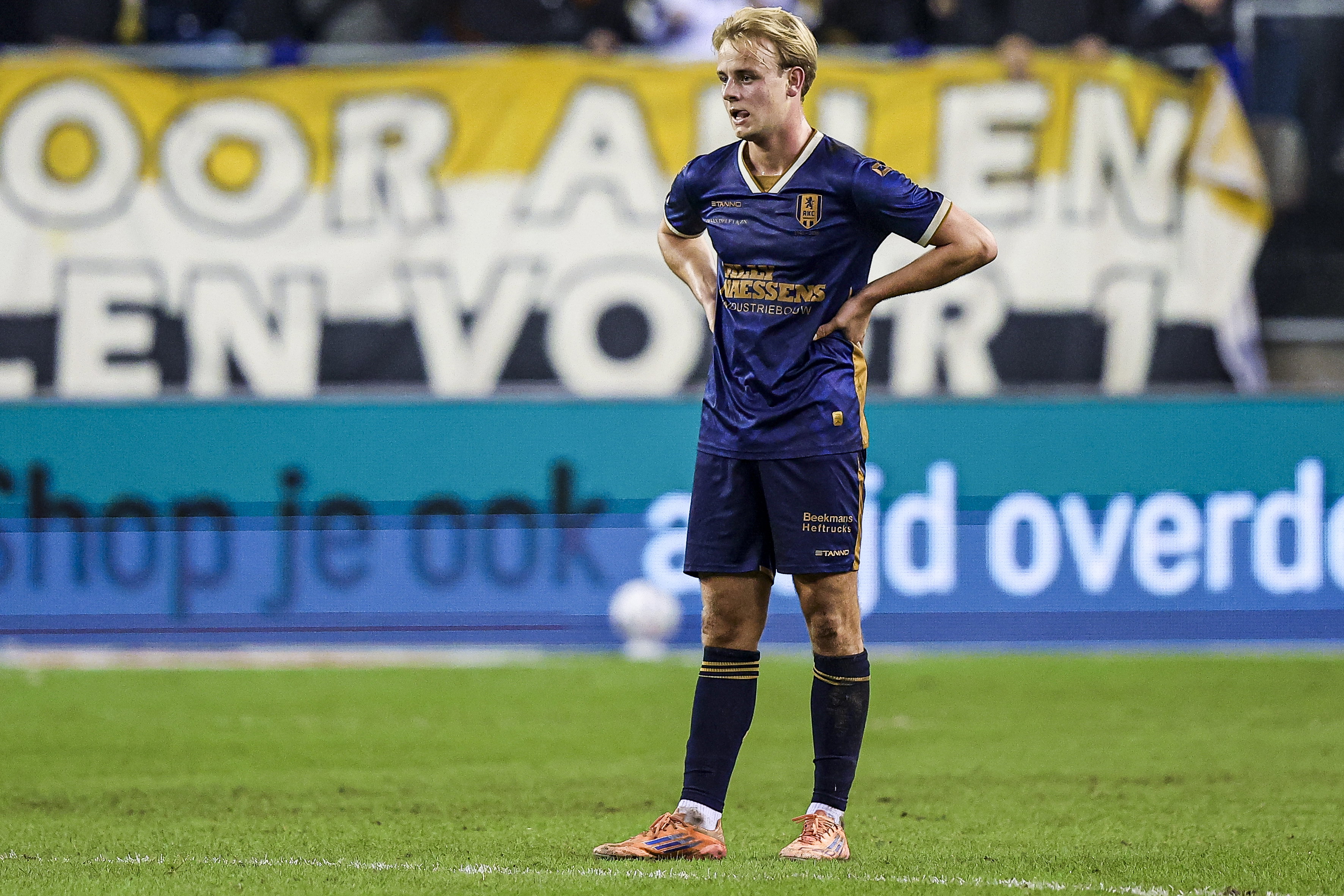 Harrie Kuster na het duel met Vitesse